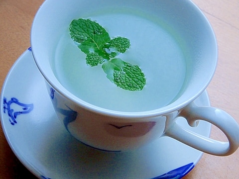 2,3分!?ポカリスエットで❤ミントティー♪